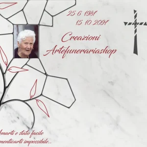 Lapide in marmo di carrara linea arte art.003